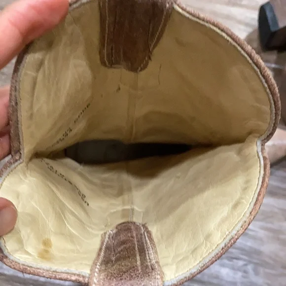 CORRAL Leather Embroider Cowgirl Western Boots sz 8.5 Coastal cowgirl - Picture 12 of 15